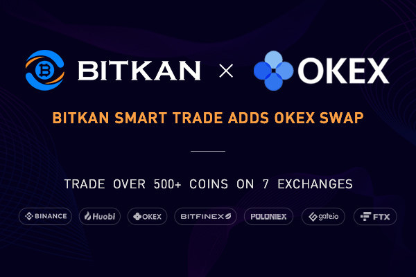 BitKan Smart Trade adds OKEx Swap - Trade over 100+ Swaps on OKEx and Binance with 1 Account